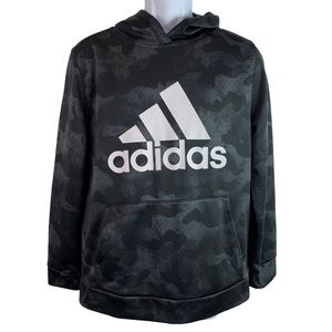 Adidas Boys' Active Sport Athletic Pullover Hooded Sweatshirt Size XL (18-20)